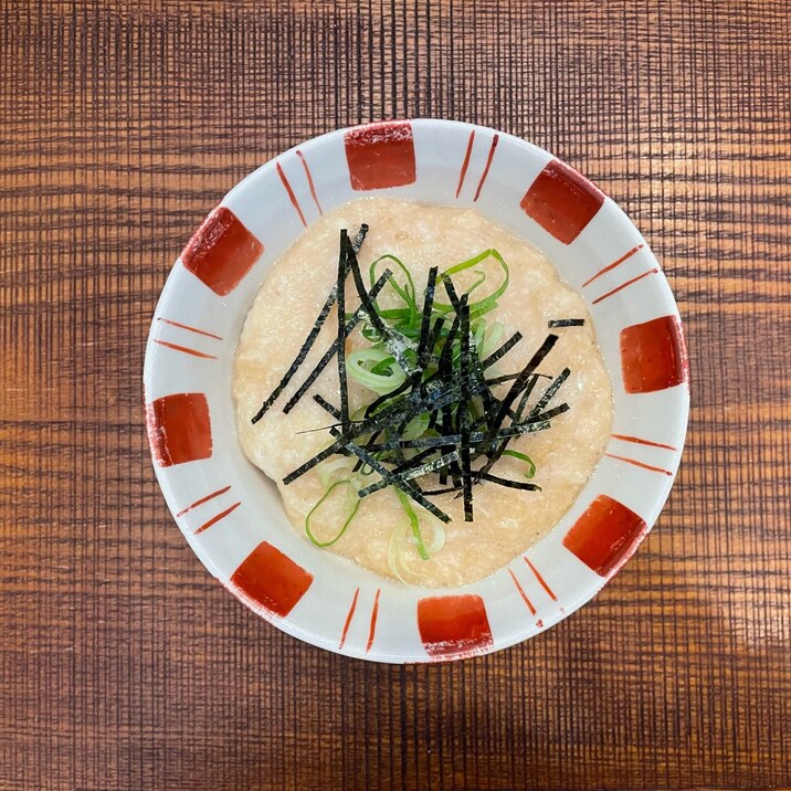 海苔とねぎ香る！とろろご飯！